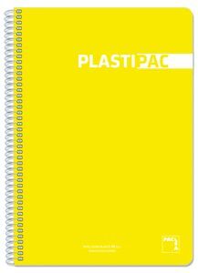 BLOC FOLIO CUADRO 4MM AMARILLO PP 90G