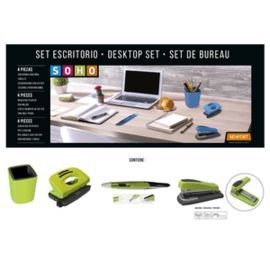 SET ESCRITORIO 4 PIEZAS SOHO LIMA
