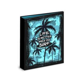 CARPETA CARTON FOLIO 4 ANILLAS PALM SURF CAMUFLAJE
