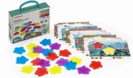 JUEGO TORTUGAS TRANSLUCIDAS APTO PARA MESAS DE LUZ