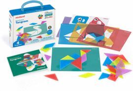JUEGO TANGRAM TRANSLUCIDO PARA MESA DE LUZ
