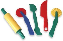 SET DE ACCESORIOS PASTA BLANDA DE 22 CM MODELAR, M