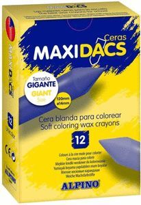 CERAS MAXIDACS C/12 AMARILLO CLARO