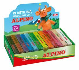PLASTILINA ALPINO 150GR COLORES SURTIDOS