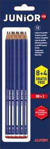 LAPICES ALPINO JUNIOR HB CON CABECILLA BLISTER 8 +