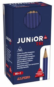 LAPICES GRAFITO JUNIOR TRI HB PACK 144 UDS