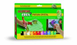PINTURA DE CRISTAL ALPINO CREA C/12