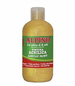 PINTURA ACRILICA ESCOLAR BOTELLA 250 ML ORO