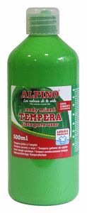 TEMPERA LIQUIDA ALPINO 500ML VERDE CLARO