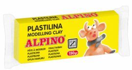 PLASTILINA ALPINO 150GR AMARILLO CLARO