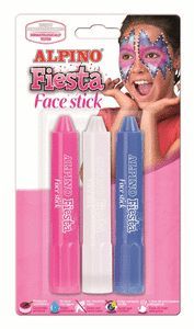 MAQUILLAJE ALPINO FACE STICK PRINCESS BLISTER 3 UD