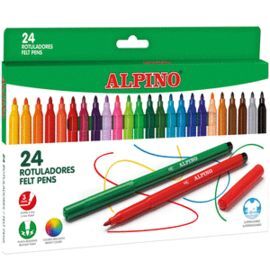 ROTULADOR ALPINO 24 COLORES SURTIDOS 2022