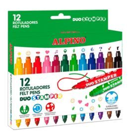 ROTULADOR ALPINO STAMPER C/12 UNIDADES