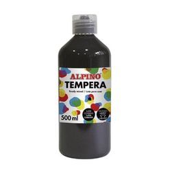 PINTURA DEDOS BOTELLA 500ML NEGRO