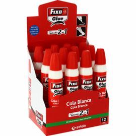 COLA BLANCA 35G FIXO CON APLICADOR DOBLE
