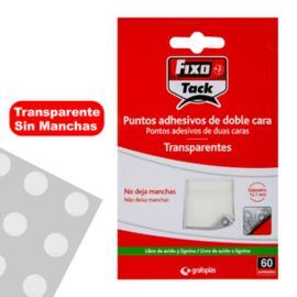 PACK 5 HOJAS PUNTOS ADHESIVOS DE PEGADO 12 PUNTOS