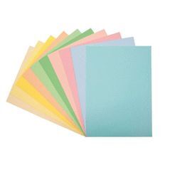 PAPEL A4 80GR 100H COLORES CLAROS SURTIDOS