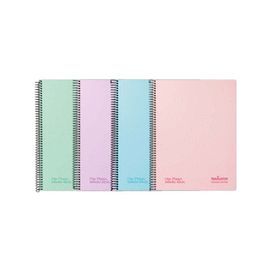 CUADERNO CONTRACOLADO A4 SURTIDO PASTEL 80H 80G CU
