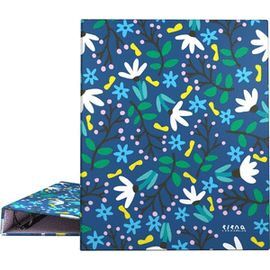 CARPETA A4 FORRADA 4 ANILLAS 25 MM EC 24 BLUE GARD