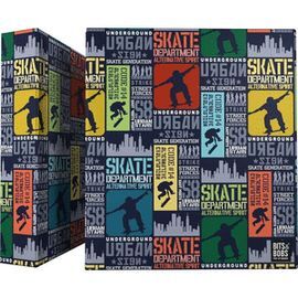 CARPETA 4 ANILLAS 40 MM FORRADO A4 B B 24 SKATE