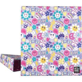 CARPETA 4 ANILLAS 40 MM FORRADO A4 B B 24 SMILE