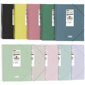 CARPETA 40 FUNDAS MAXIPLAS PP LIKE3 NEGRO CON SOBR