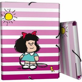CARPETA 3 SOLAPAS FORRADA MAFALDA 24 BIRDIE