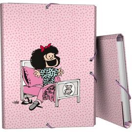 CARPETA 3 SOLAPAS FORRADA MAFALDA 24 MORNING