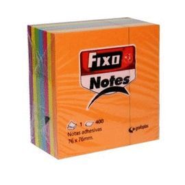 NOTAS ADHESIVAS 76X76MM 100H FIXO NEON