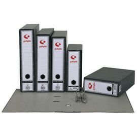 CAJA ARCHIVADOR CUARTO JASPEADO GRIS PLOMO ECOCLAS