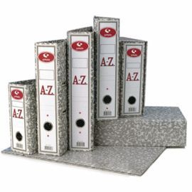 ARCHIVADOR 4º APAISADO JASPEADO GRIS