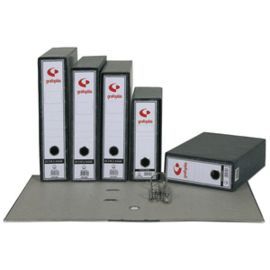ARCHIVADOR FOLIO NEGRO JASPEADO ECOCLASIC