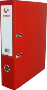 ARCHIVADOR PALANCA A4 65 MM GRAFCOLOR ROJO