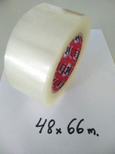 CINTA EMBALAR TRANSPARENTE 48X66 PP ACRILICO TRANS