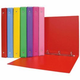 CARPETA Fº 4A PVC 25MM ROJO GRAFOPLAS
