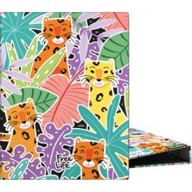 CARPETA A5 4 ANILLAS 20 MM FORRADA FREELIFE 22 LEO