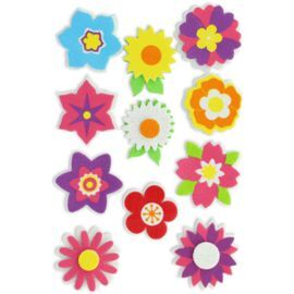 BLISTER FLORES SURTIDAS GOMA EVA 3D