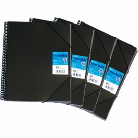 CARPETA 50 FUNDAS MAXIPLAS NEGRA