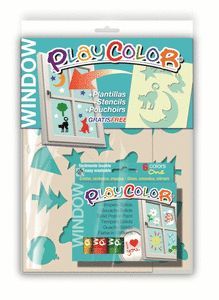 PINTURA CRISTALES PLAYCOLOR WINDOW ONE PACK 6 UDS.