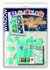 PINTURA PLAYCOLOR WINDOW ONE 6 COLORES + 2 PLAN. C
