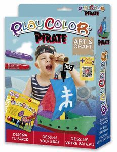 KIT MANUALIDADES PLAYCOLOR PACK PIRATA