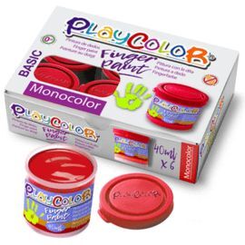 PINTURA DEDOS PLAYCOLOR FINGER PAINT BASIC 40ML RO