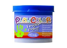 PINTURA DEDOS PLAYCOLOR FINGER PAINT BASIC 40ML AZ