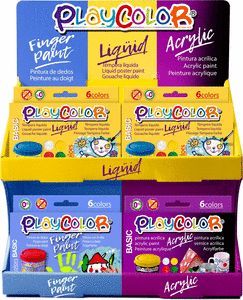 EXPOSITOR COMBINADO PLAYCOLOR LIQUID FINGER Y ACRY