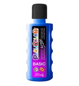 PINTURA PLAYCOLOR ACRYLIC BASIC 250 ML AZUL OSCURO