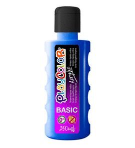 PINTURA PLAYCOLOR ACRYLIC BASIC 250 ML AZUL OSCURO
