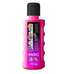 PINTURA PLAYCOLOR ACRYLIC BASIC 250 ML MAGENTA