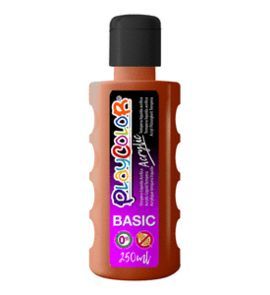 PINTURA PLAYCOLOR ACRYLIC BASIC 250 ML MARRON