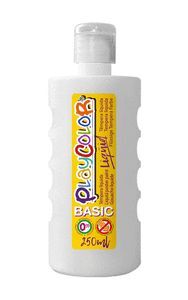 TEMPERA PLAYCOLOR LIQUID BASIC 250 ML BLANCO