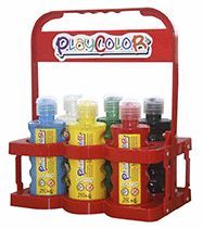 TEMPERA PLAYCOLOR LIQUID BASIC 250 ML BASKET 6